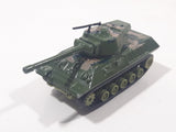 Vintage Yatming No. 1011 M36 Jackson Tank Army Green Die Cast Toy Car Vehicle