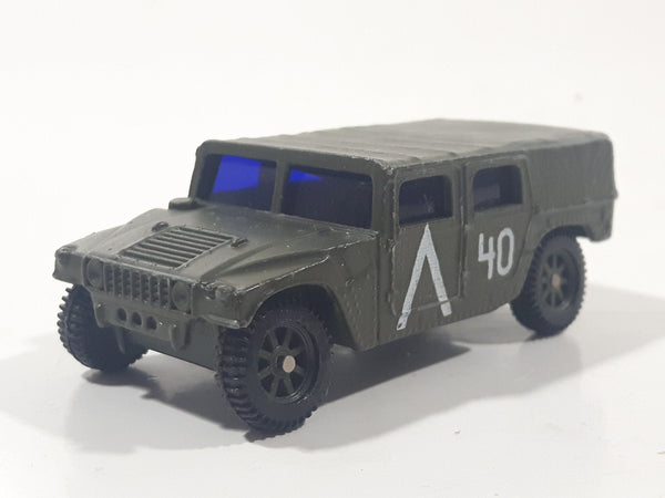 Maisto Commando Hum-V 40 Army Green Die Cast Toy Car Vehicle