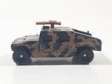 1998 Matchbox Hummer Humvee Army Camouflage Sand Beige Brown and Dark Green Die Cast Toy Car Military Vehicle