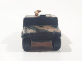 1998 Matchbox Hummer Humvee Army Camouflage Sand Beige Brown and Dark Green Die Cast Toy Car Military Vehicle