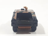 1998 Matchbox Hummer Humvee Army Camouflage Sand Beige Brown and Dark Green Die Cast Toy Car Military Vehicle