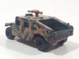 1998 Matchbox Hummer Humvee Army Camouflage Sand Beige Brown and Dark Green Die Cast Toy Car Military Vehicle