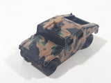 1998 Matchbox Hummer Humvee Army Camouflage Sand Beige Brown and Dark Green Die Cast Toy Car Military Vehicle