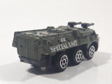 Singafund AT-62 Special Unit Army ABS S-Unit Dark Green Die Cast Toy Car Military Vehicle