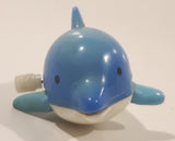 Blue Dolphin Wind Up 2 1/2" Long Plastic Toy Figure