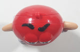 2017 Mars M&M's Red Character 4 1/4" Tall Plastic Toy Figure Dispenser