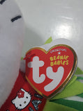 2016 Ty Beanie Babies Sanrio Hello Kitty I Love Hawaii 6" Tall Toy Stuffed Plush Character New with Tags