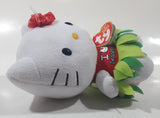 2016 Ty Beanie Babies Sanrio Hello Kitty I Love Hawaii 6" Tall Toy Stuffed Plush Character New with Tags