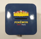 Rare 1997 Nintendo Pokemon 2.0 The Movie Jiwoo's Pikachu 4 3/4" Tall Tin Metal Coin Bank