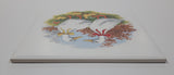 Vintage White Goose Birds and Baby Chicks Themed 6" x 6" Ceramic Tile Trivet