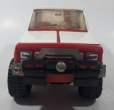 Rare Vintage Tonka Canadian Tire Pickup Truck with Box Cap and Driver 9 1/4" Long Pressed Steel and Plastic Toy Car Vehicle