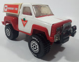 Rare Vintage Tonka Canadian Tire Pickup Truck with Box Cap and Driver 9 1/4" Long Pressed Steel and Plastic Toy Car Vehicle
