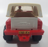 Rare Vintage Tonka Canadian Tire Pickup Truck with Box Cap and Driver 9 1/4" Long Pressed Steel and Plastic Toy Car Vehicle