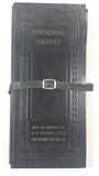 Vintage  The London Life Insurance Company "Personal Papers" Black Vinyl Folder Compliments Of H.R. Maxwell, C.L.U.