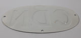 Rare Antique CAA Canadian Automobile Association Oval Shaped Porcelain Enamel Metal Vehicle License Plate Tag CDN