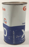 Vintage Gulf Gulflube XHD SAE 20W-20 1.13 Litre Motor Oil Metal Can FULL