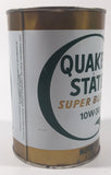 Vintage Quaker State Super Blend 10W-30 HD Motor Oil 1 Litre Metal Can