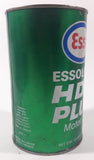 Vintage 1970s Esso Essolube HDX Plus Motor Oil Green 1.14L 1 Quart Metal Can EMPTY