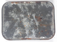 Antique Marketed By Walben Replacement Parts For English, American And Continental Vehicles Red and Black Hinged Tin Metal Container Made In England