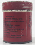 Antique Bates Eyelets 500 No. 2 Med. Small Red 2 3/8" Tall Tin Metal Can