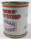 Vintage Rogers Syrup Golden Sugar Vancouver, B.C. Sugar Refinery 2lb Tin Metal Can