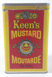 Vintage Keen's Dry Mustard 1lb 454g 6" Tall Tin Metal Container