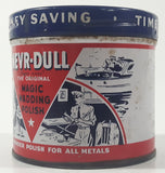Vintage Nevr-Dull The Original Magic Wadding Polish 2 5/8" Tall Tin Metal Can