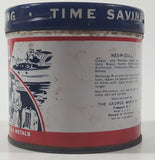 Vintage Nevr-Dull The Original Magic Wadding Polish 2 5/8" Tall Tin Metal Can