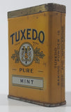 Vintage Tuxedo Pure Mint Yellow 3 1/4" Tall Tin Metal Spice Container