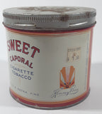 Vintage 1960s Sweet Caporal Cigarette Tobacco Tin Metal Can