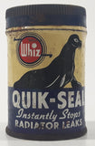 Vintage R.M. Hollingshead Whiz Quik-Seal Instantly Stops Radiator Leaks 1 3/4 oz Metal Can Camden, N.J., U.S.A. Toronto, Canada