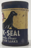 Vintage R.M. Hollingshead Whiz Quik-Seal Instantly Stops Radiator Leaks 1 3/4 oz Metal Can Camden, N.J., U.S.A. Toronto, Canada