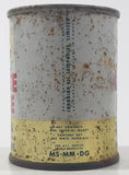 Vintage White Rose Multi Grade Ultra Motor Oil One Imperial Quart 2 7/8" Tall Metal Can Coin Bank