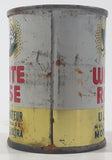 Vintage White Rose Multi Grade Ultra Motor Oil One Imperial Quart 2 7/8" Tall Metal Can Coin Bank