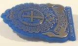 Vintage New Westminster Police Junior Constable Blue Plastic Badge