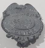 Vintage 1940s Junior Police Cast Lead Metal Badge Pin