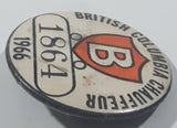 Vintage 1966 British Columbia Class B Chauffeur License Badge Pin 1864