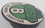 Vintage 1965 British Columbia Class B Chauffeur License Badge Pin 3570