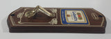 Vintage Labatt's Pilsener Beer 1828 Call for "Labatt's Blue" Metal and Wood Plaque Wall Mount Beer Bottle Opener
