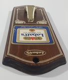 Vintage Labatt's Pilsener Beer 1828 Call for "Labatt's Blue" Metal and Wood Plaque Wall Mount Beer Bottle Opener