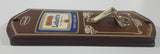 Vintage Labatt's Pilsener Beer 1828 Call for "Labatt's Blue" Metal and Wood Plaque Wall Mount Beer Bottle Opener