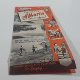 Vintage Vacation In Alberta The Family's Choice! 10 3/4" x 17" Paper Tourism Advertising Brochure
