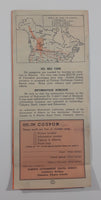Vintage Vacation In Alberta The Family's Choice! 10 3/4" x 17" Paper Tourism Advertising Brochure