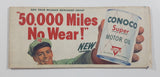 Vintage 1940s Travel with Conoco North Dakota South Dakota Road Map 18" x 26 1/4"