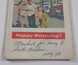 Vintage 1972 Enco Happy Motoring Guide Western United States Road Map 18" x31"