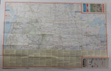 Vintage 1972 Enco Happy Motoring Guide Western United States Road Map 18" x31"