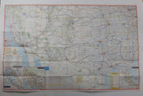 Vintage 1972 Enco Happy Motoring Guide Western United States Road Map 18" x31"
