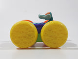 1997 McDonald's Disney 101 Dalmatians #5 Steve The Alligator and Dog in Tomato Bath 3 1/8" Long Toy Flip Car