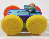 1997 McDonald's Disney 101 Dalmatians #5 Steve The Alligator and Dog in Tomato Bath 3 1/8" Long Toy Flip Car