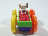 1997 McDonald's Disney 101 Dalmatians #5 Steve The Alligator and Dog in Tomato Bath 3 1/8" Long Toy Flip Car